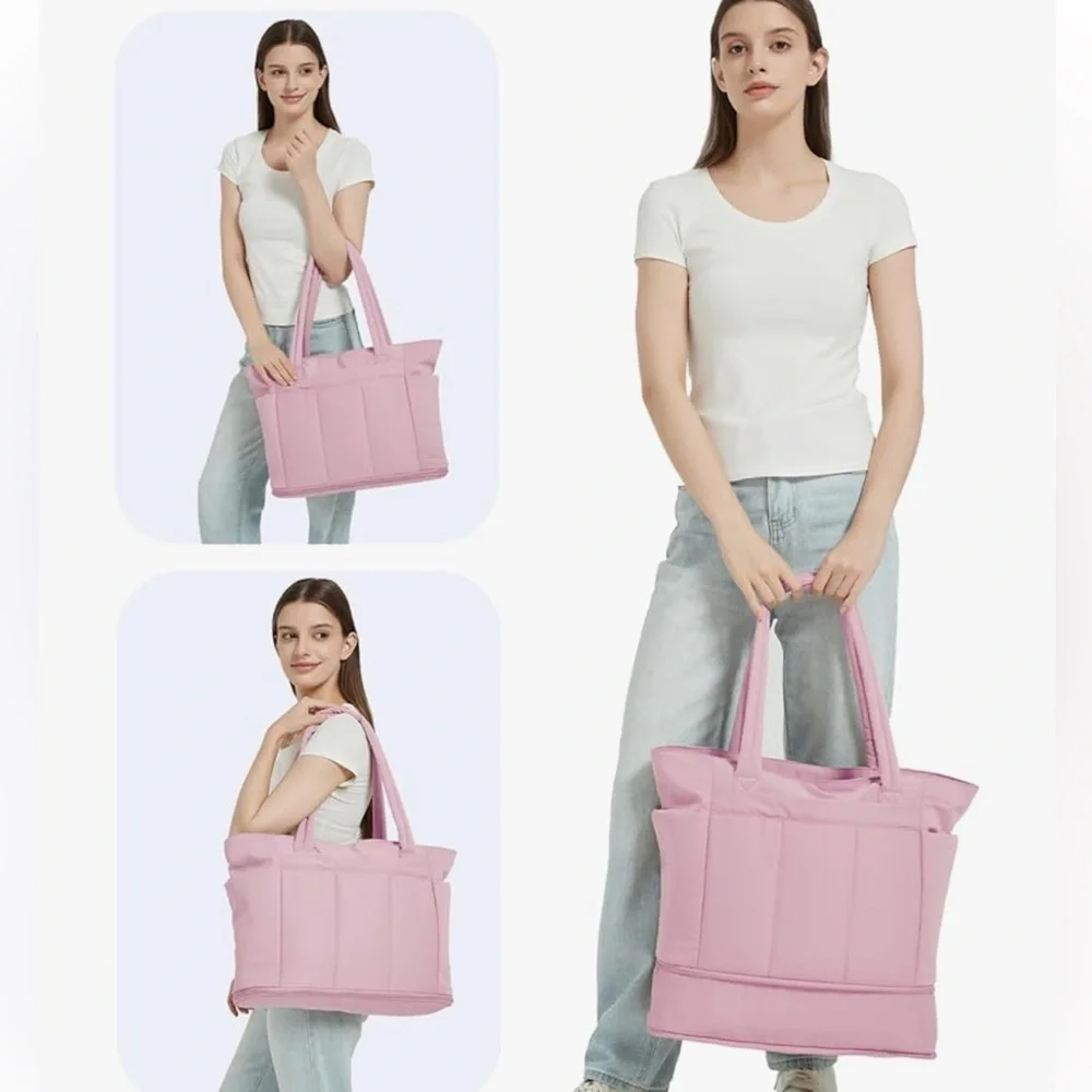 Wandering Nature Travel puffer soft computer Tote Bag - Picture 2 of 8